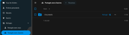 Nouveau cloud : dossier vide 0kb