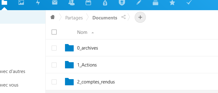 Ancien cloud : dossier plein